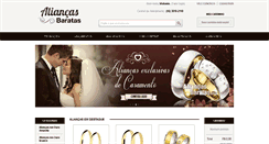 Desktop Screenshot of aliancasbaratas.com.br